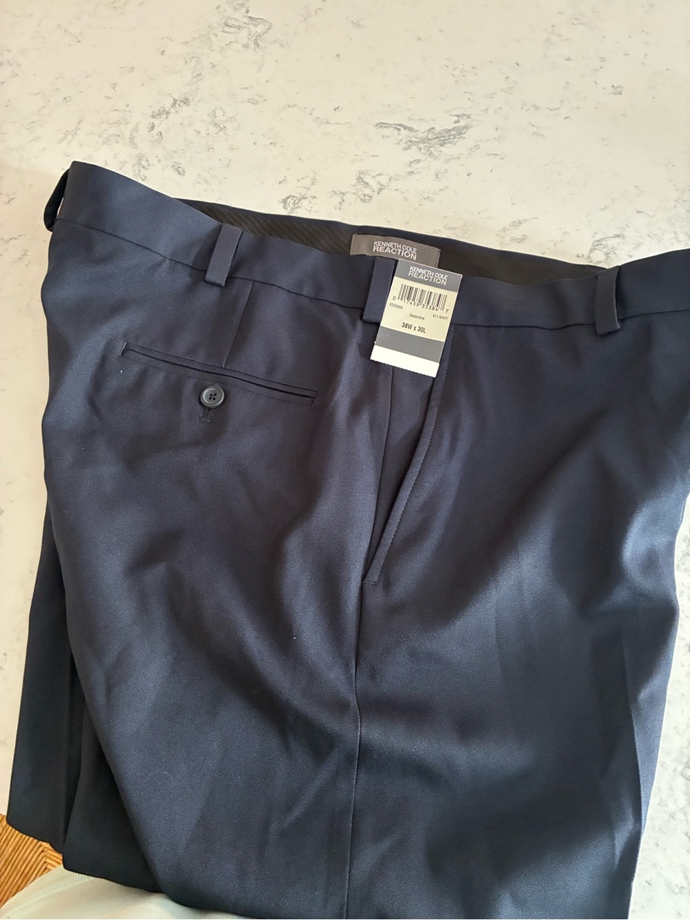 Kenneth Cole Reaction NWT SZ38x30 Men's Dress Pants - Navy